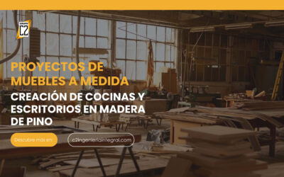 Proyectos de muebles a medida: Creación de cocinas y escritorios en madera de pino